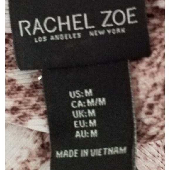 Rachel Zoe Womens Sleeveless Top Snake Skin Print Button Down Size Medium - Picture 5 of 8